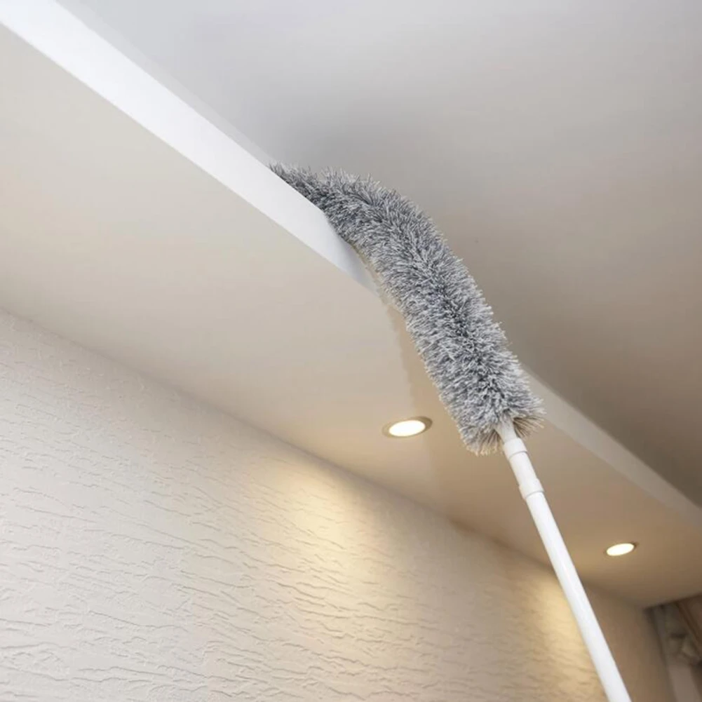 Long Handle House Cleaning Flexible Retractable Washable Extension Feather Duster Cleaning