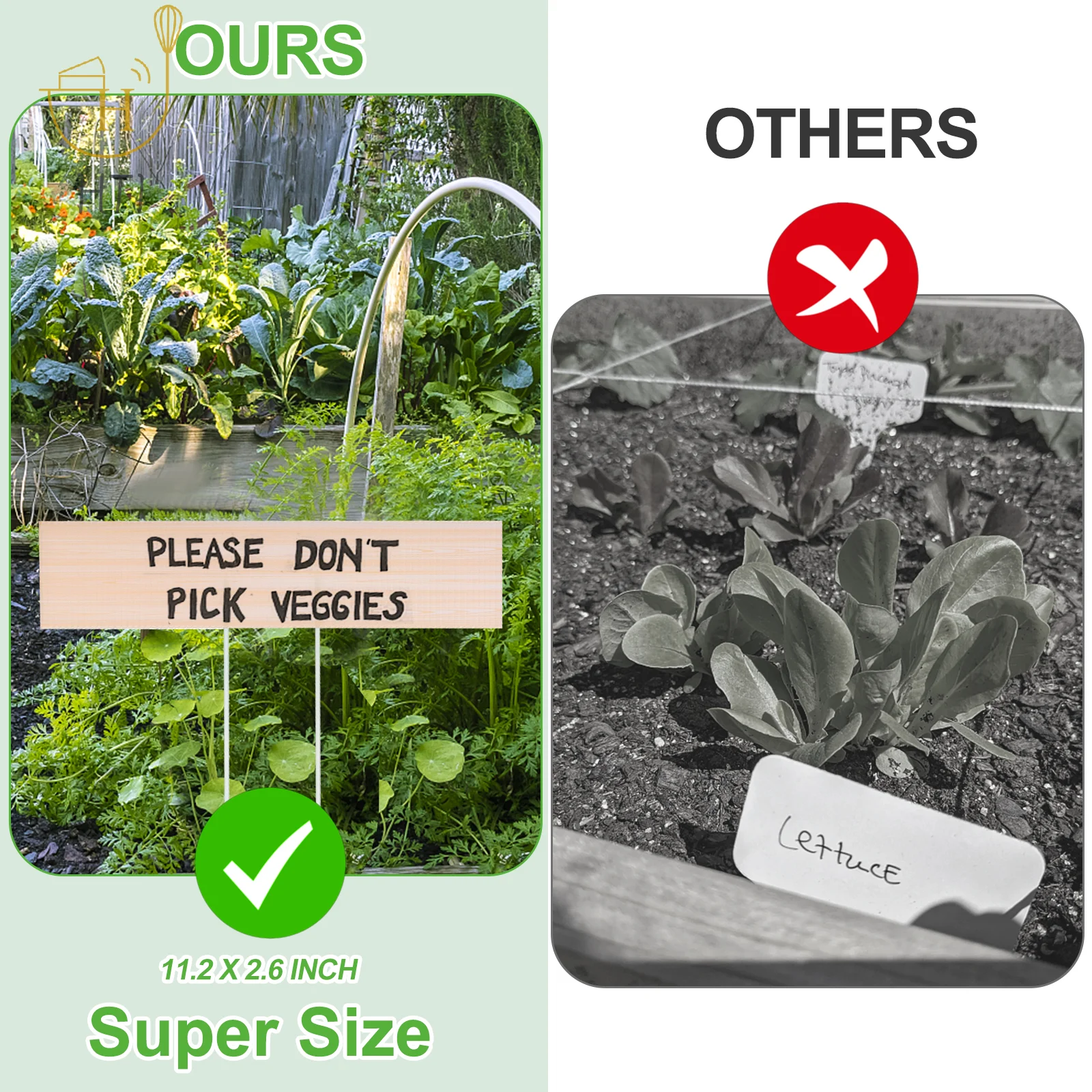 ป้ายป้ายพลาสติกบอกชื่อต้นไม้สว - Garden Label Marker บทวิจารณ์และราคา