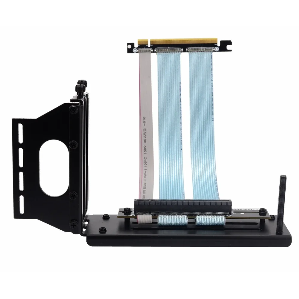 Видеокарты ADT-Link Вертикальный кронштейн Видеокарта PCIe 4.0 x16 для PCI-e 4,0 16-кратный слот Удлинительный кабель для ATX PC-Case
