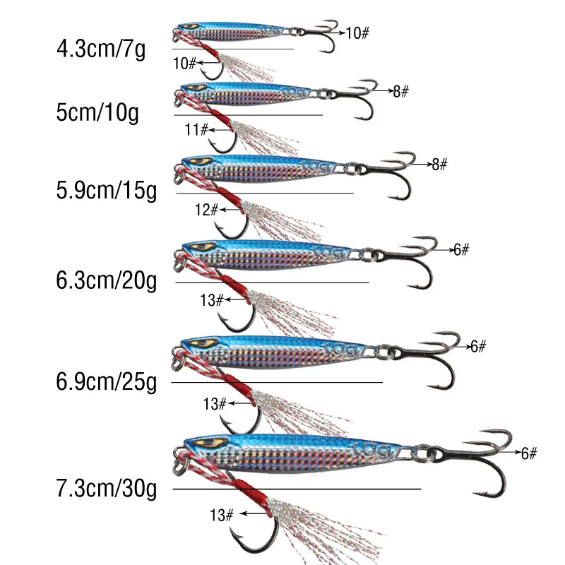 Metal Jig Japón 2026 – Señuelo fundido para jigging de lubina - imagen 3