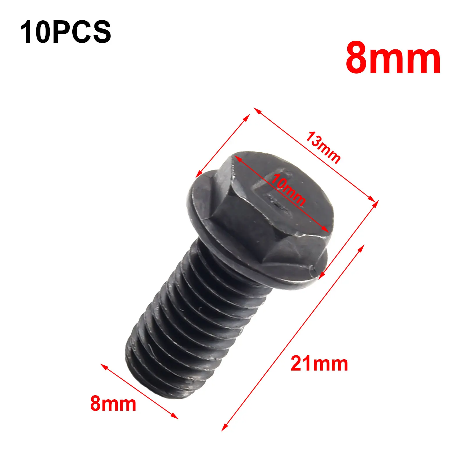 Высокое качество, изысканные, практичные, новые аксессуары для винтов, углеродистая сталь M8 M7 M6, шестигранный фланец для режущего станка