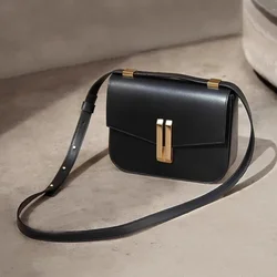 Women Luxury Shoulder Bag PU Leather Small Square Bag Adjustable Strap Vintage Sling Bag Female Daily Commute Bag