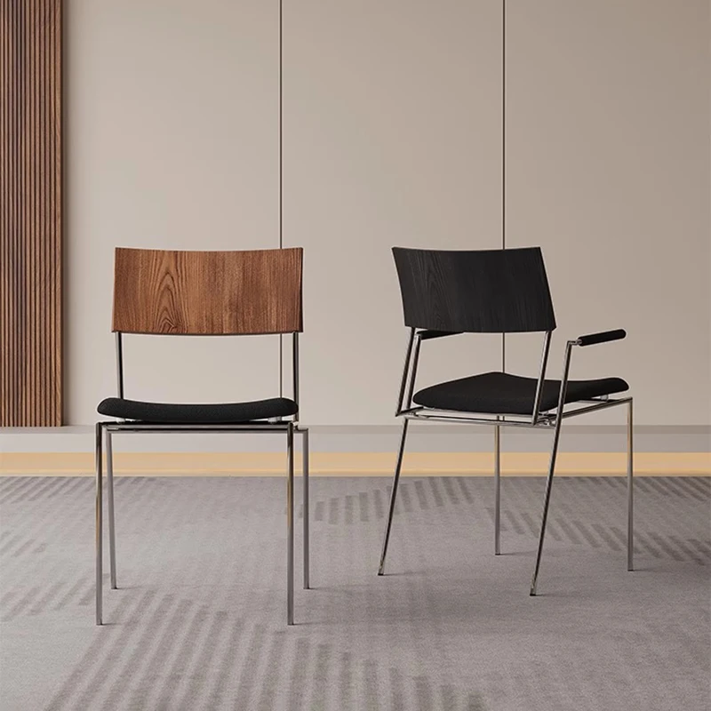 الشمال كرسي طعام أنيق تصميم حديقة المنزل كراسي تناول الطعام الحديثة مريحة فاخرة Sillas Para Comedor زخرفة الأثاث