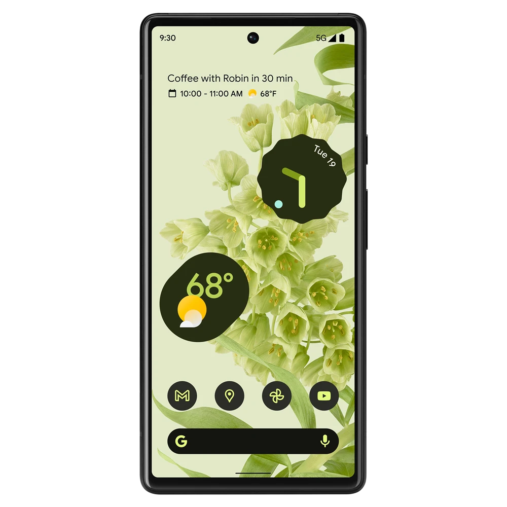 هاتف محمول أندرويد مفتوح من Google Pixel 6 ، موتر Google ، ثماني النواة ، ذاكرة رام 8 جيجابايت ، 50 ميجا بكسل ، 12 ميجا بكسل ، 8 ميجا بكسل ، NFC ، eSim ، ، هوب هوب جي بي ، جي بي روم