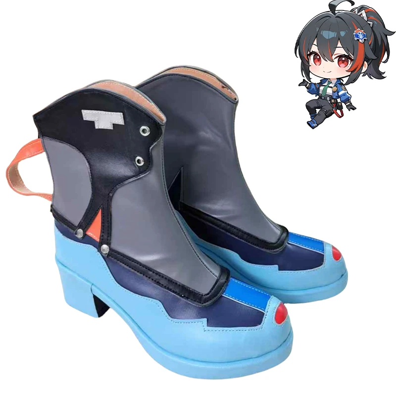 Zhu Yuan Cosplay Shoes Game Zenless Zone Zero Halloween Pole Play Accessories Custom For Women