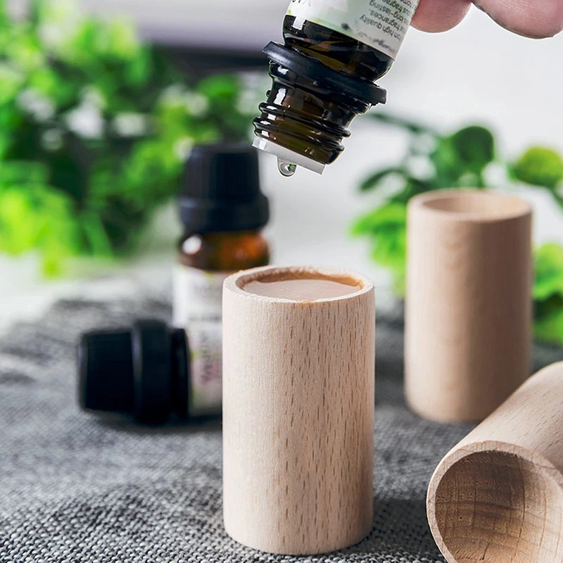 Wooden Essential Oil Aromatherapy Diffuser Wooden Diffuser Eco-Friendly Fragrance Diffused Wood Refreshing Sleep Aid For Home