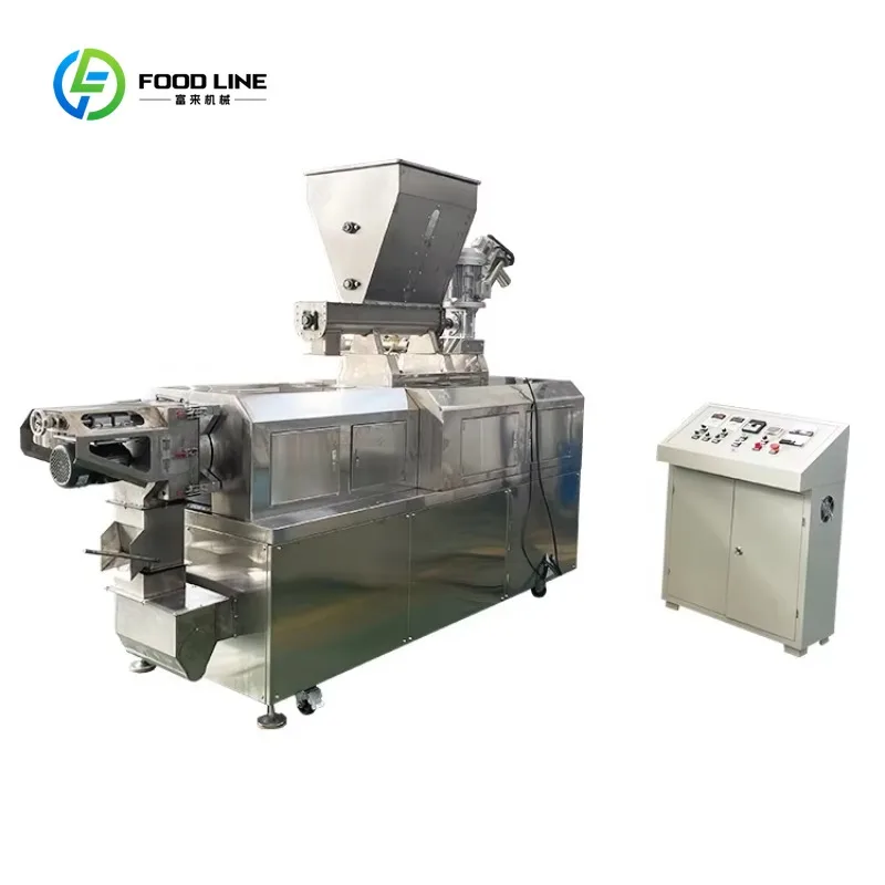 

Customized 250kg/h Twin Screw Extruder Corn Puff Snack Food Extrusion Production Line Factory Price