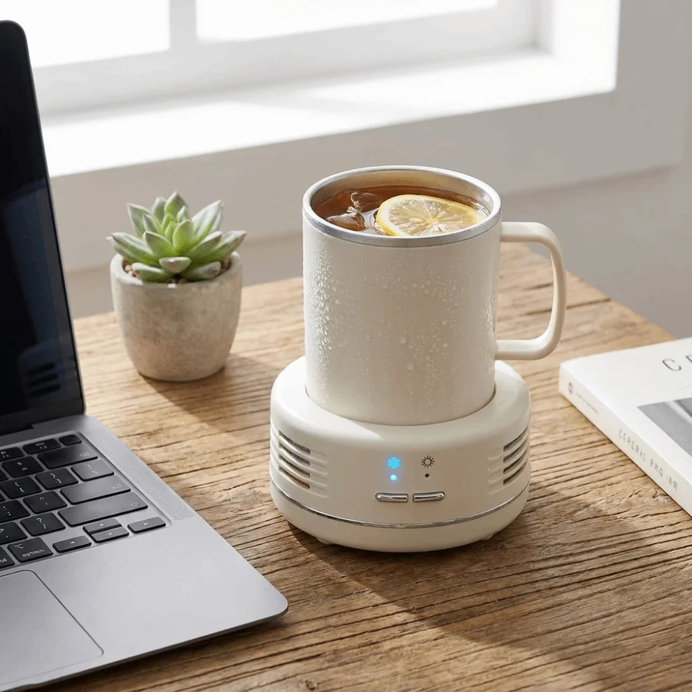 Quick Cooling Cooling Cup Food-Contact Material Compact Size Cold and Warm Cup One-Button Switch Low Noise Design Portable Cup