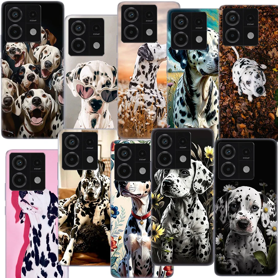 A Clever Spotted Dog Clear Phone Case For Redmi Note 13 12 Pro+ Plus 5G 12S 12 12C 10 10A 10C 9 9A 9C 9T 8 8A K70 K60 K20 Coque