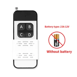 433 Mhz Wireless RF Module Remote Control Learning Code 1527 Remote Control 1/2/4CH Long Range 1000m For Lamps Lights Gate Door