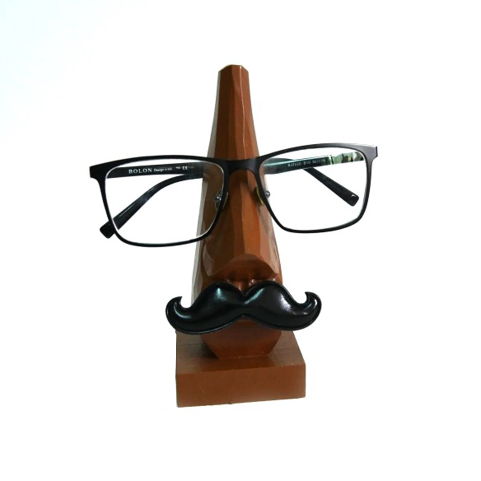 

Eyeglass Display Stand With Nose Shaped Wooden Home Decorative Durable Long Lasting Handmade Conveninet For Home Office