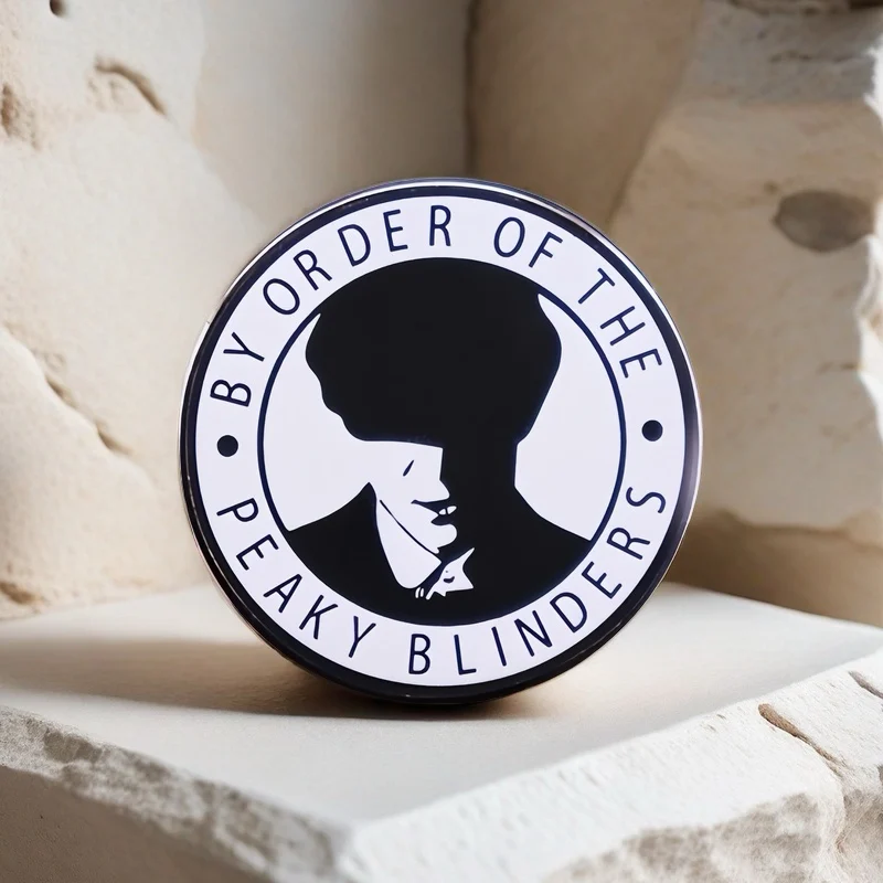 Peakyy Blinders-Badge Blade Brooch Crime TV Series Enamel Pin Fashion Creative Backpack Hat Decorations