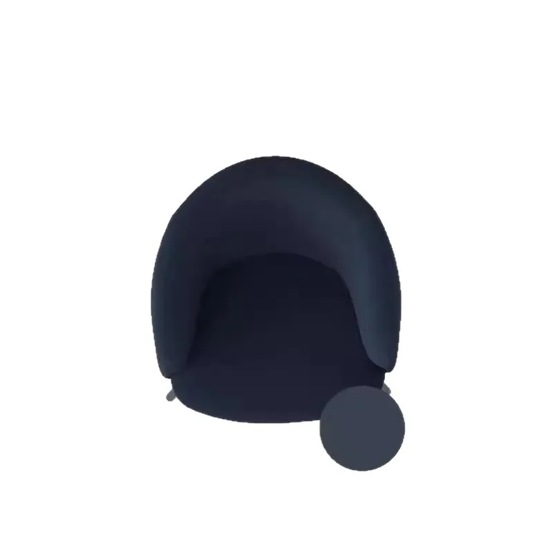 Medieval fabric single sofa chair, living room, bedroom, balcony, lounge chair