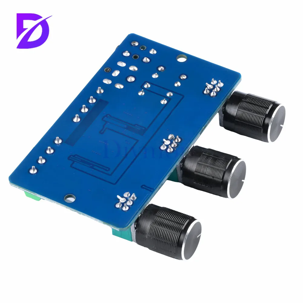 2.1 Channel Subwoofer Amplifier Board High Power Volume Potentiometer Power Amplifier Module