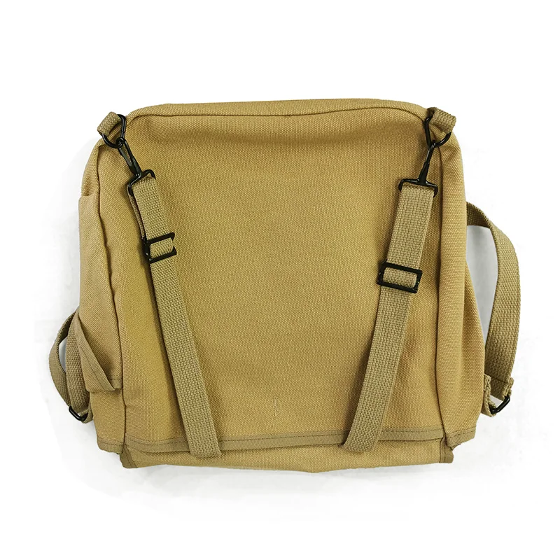 WW2 Retro Men Shoulder Bag Outdoor Hunting Hiking Camping Canvas Messenger Bag Travel Fitness Gym Backpack Men Sport Training