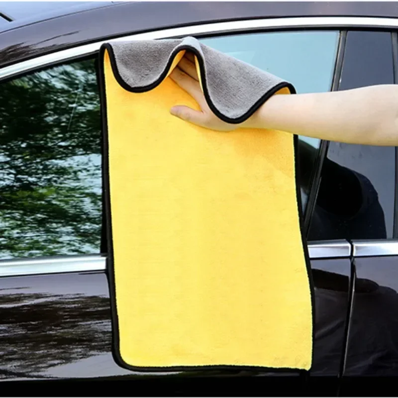 Hurtownia dwustronnych ściereczek samochodowych z mikrofibry Super chłonne mycie Suszenie Ręczniki czyszczące Auto Detailing Ręczniki Szmaty Czyste narzędzie — zdjęcie 3