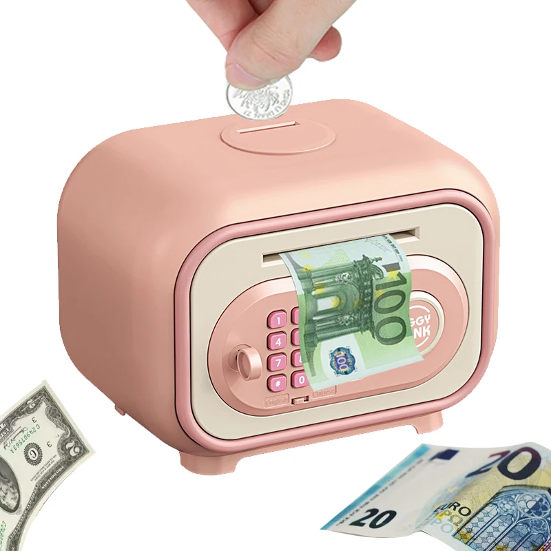 

Safe Password Box, Piggy Bank, Cash Coin Can, ATM Bank, Electronic Coin Money Bank for Kids, Hot Gift