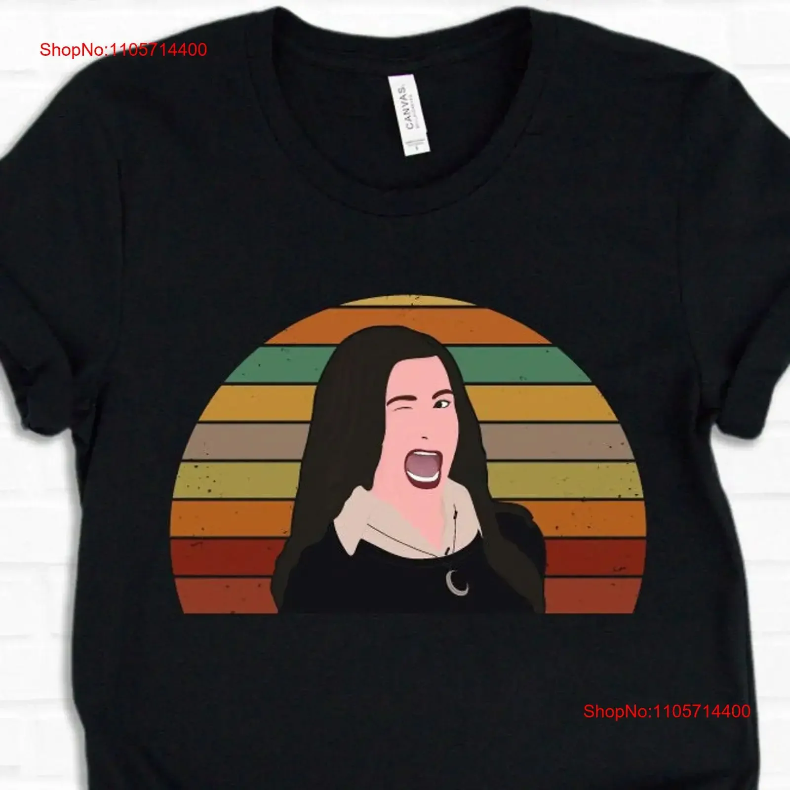 Winking Kathryn Hahn Agatha Harkness Meme Wandavision T Shirt vintage Washed fashion Soft Slightly graphic Breathable Versatile