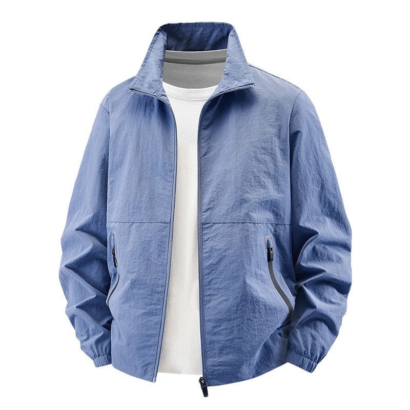 

Мужская ветрозащитная дышащая теплая джинсовая куртка для занятий спортом на открытом воздухе, высококачественная удобная универсальная модная модная куртка