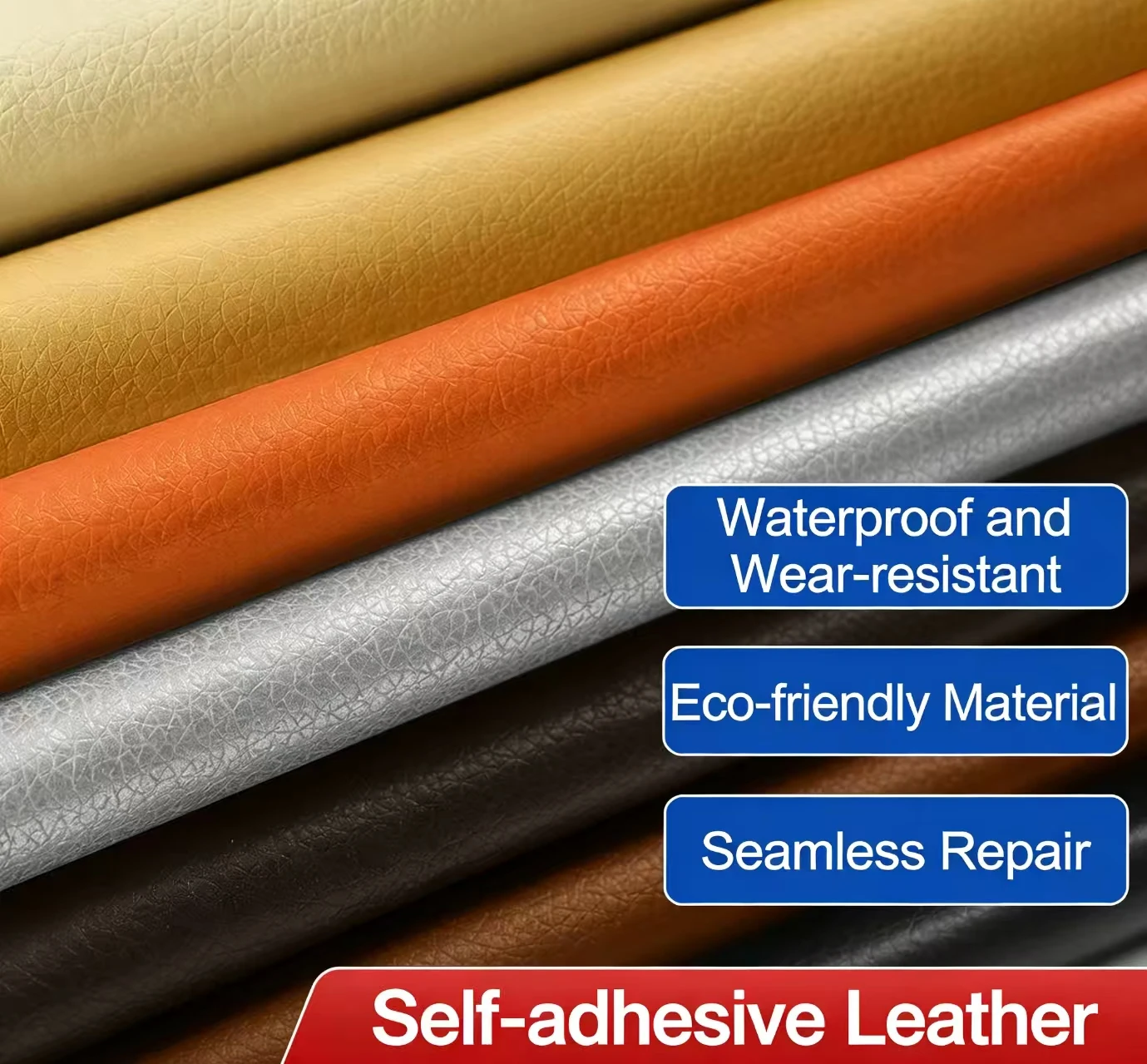 

Новые самоклеящиеся кожаные заплатки для ремонта 2026 года | Экологичная искусственная кожа для салонов автомобилей, диванов и кресел