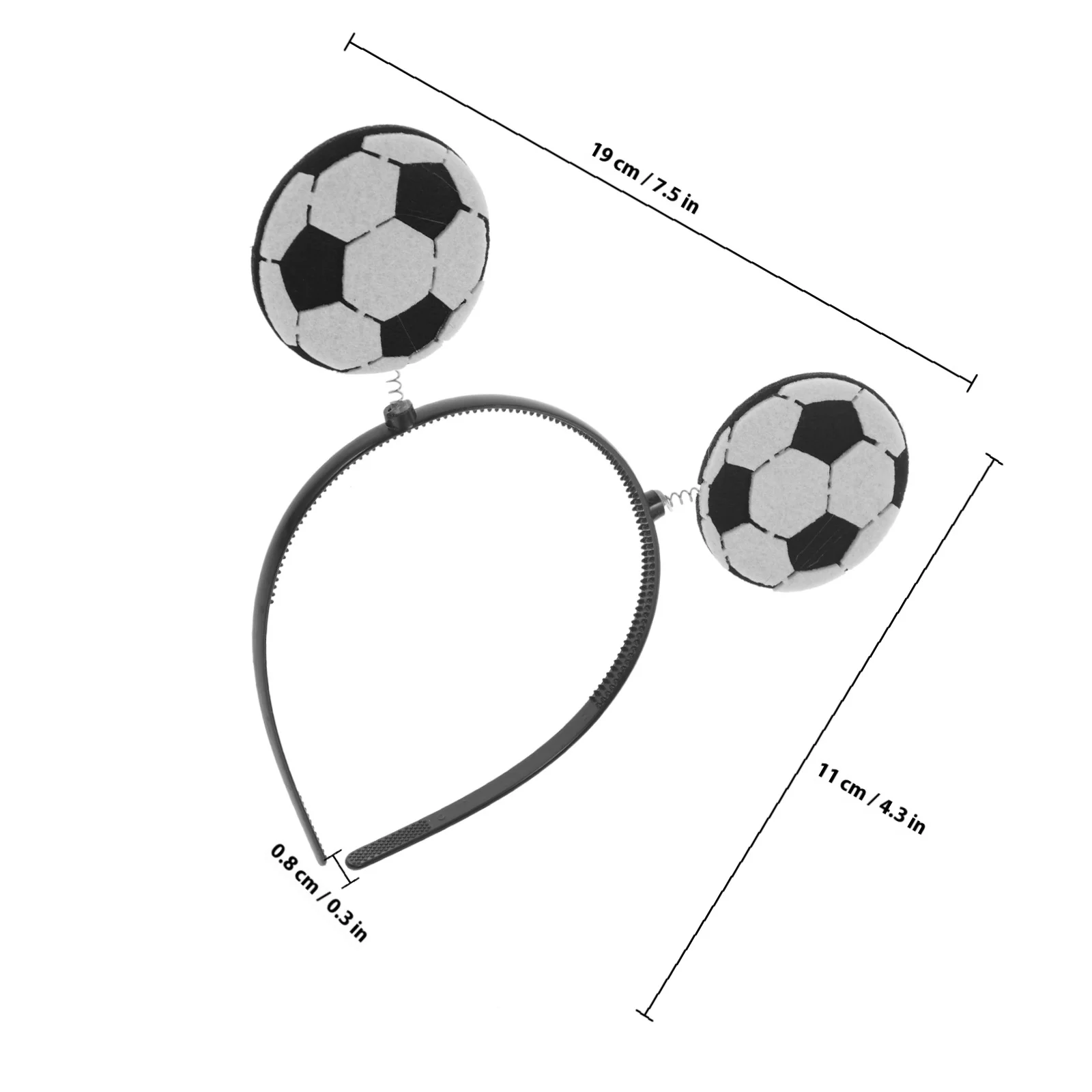 3 قطع من عصابات الرأس الرياضية الفريدة من نوعها وخفيفة الوزن ومتينة للحفلات الرياضية والمنافسة النسائية #5