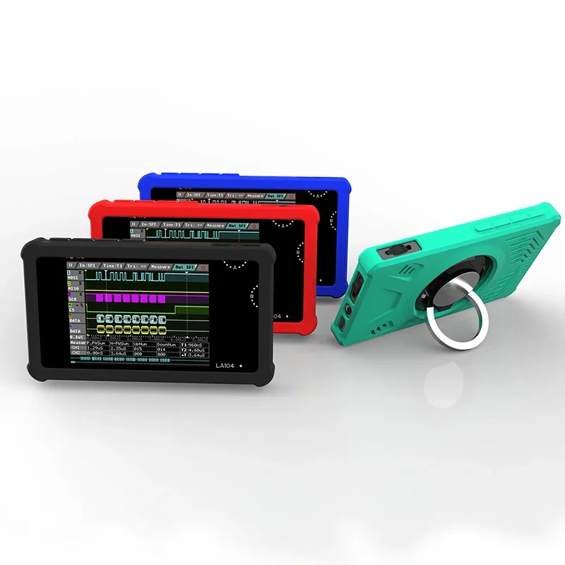 لـ LA104 DSO Digitaler Logikanalysator، 2,8-Zoll-Bildschirm، 4 Kanäle، Oszilloskop، Programmermierbar، 100 #2