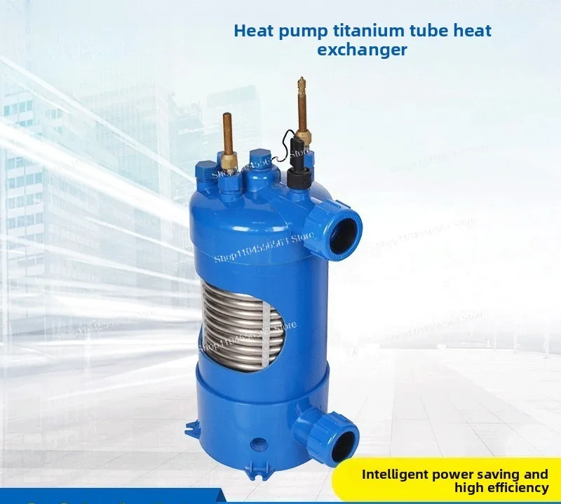 Swimming Pool Heat Pump Titanium Tube Heat Exchanger