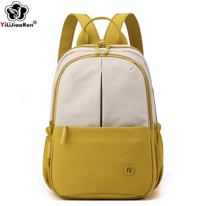 

Fashion Commuter Daypack Women Waterproof Oxford Backpack Ladies Chest Bag Simple School Bag Lightweight Travel Knapsack