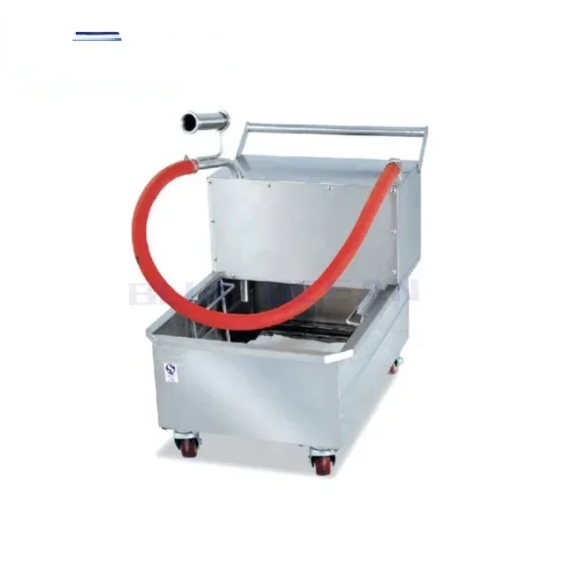 Commercial machinery Frying Oil filter trolley Catering kitchen equipment Oil filter trolley