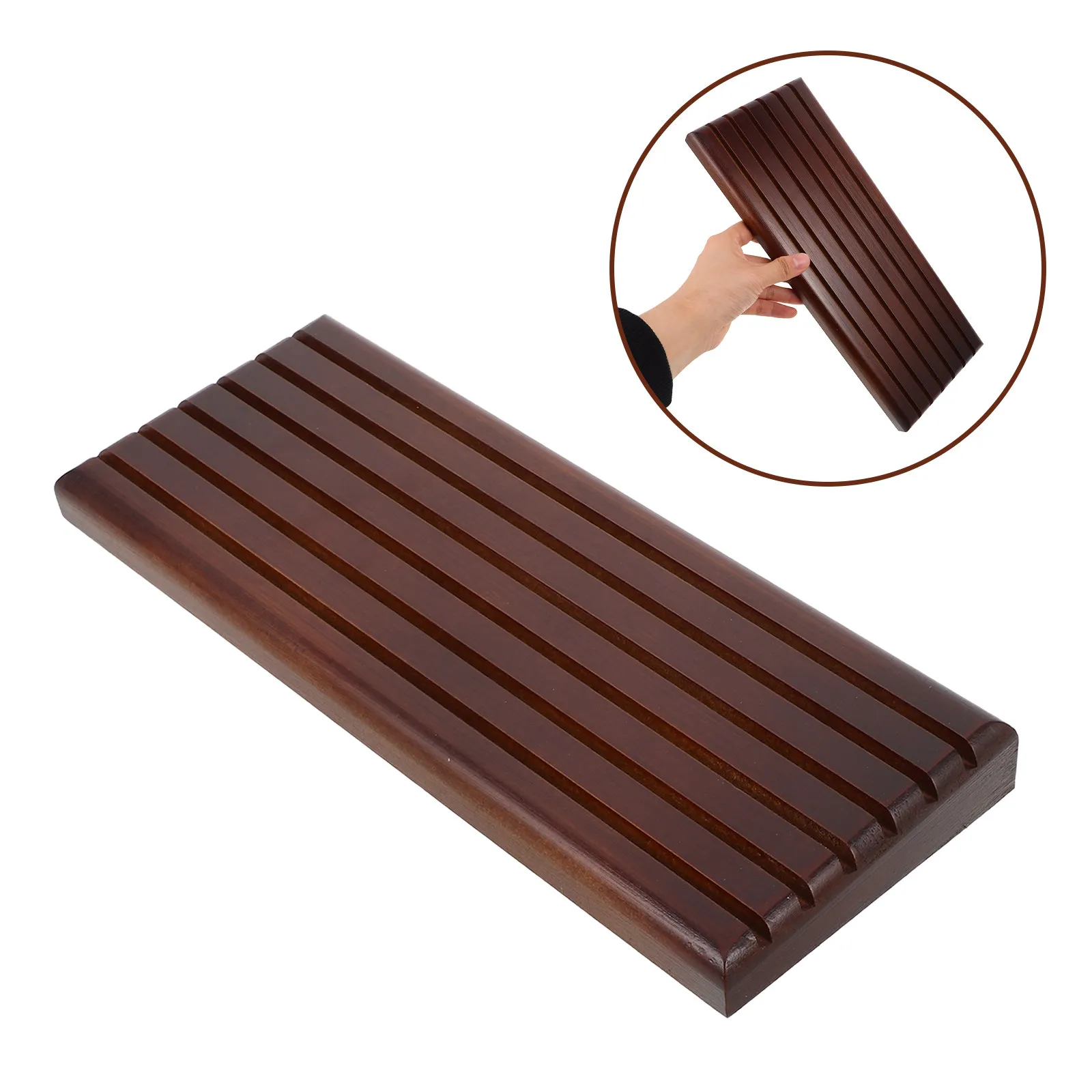 Wooden Display Stand Holder Multi-Level Coin Rack Elegant Desktop Medal Organizer Natural Grain Wood Vintage Coin Storage Rack