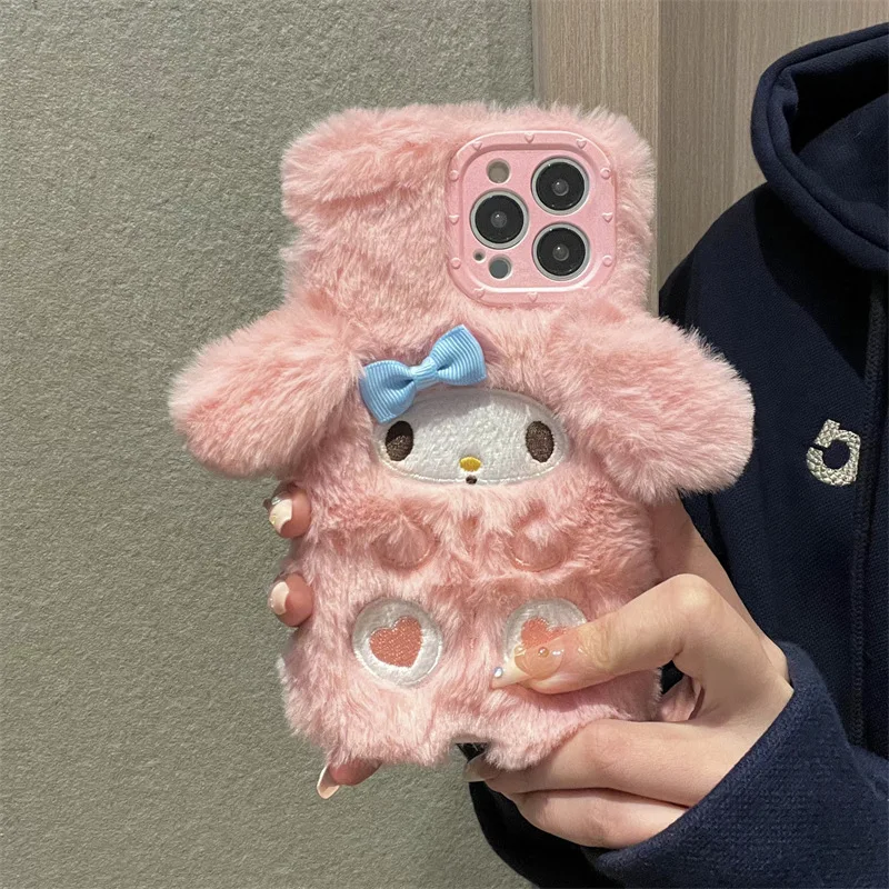 Sanrio croscoll-携帯電話ケース,小さな女の子のためのソフトケース,素敵なカワイイケース,iPhone 12,13,14pro max,落下防止ギフト