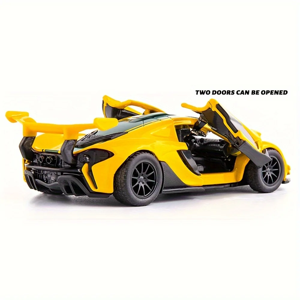 CCA1:40 McLaren P1 GTR model die-casting alloy car model collection ornaments holiday birthday gifts