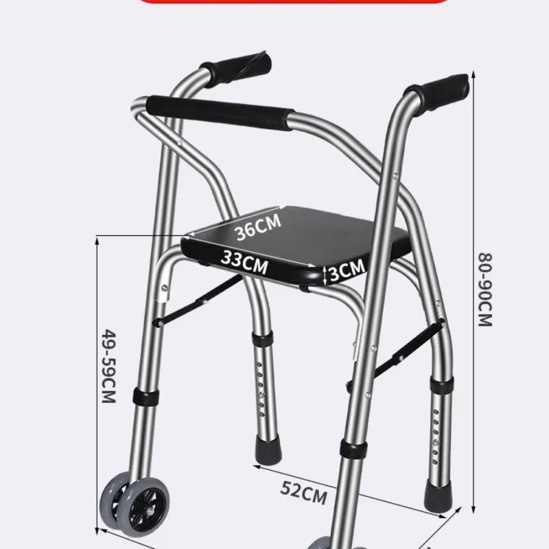 Aide génitale pour la marche, aide à la marche pour l'aîné, chariot anti-chute, accoudoir de marche, marcheur de anciers, marcheur