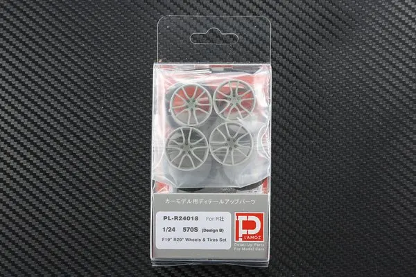 

Plamoz 1:24 570S (B) F19" R20" Wheel Rim and Tire Model R24018 Modifying and Assembling Model Accessories