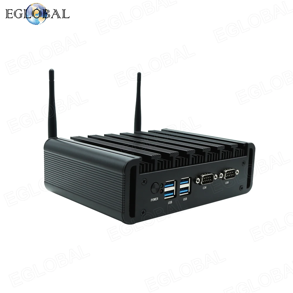 EGLOBAL Potente 12th Intel Core i3-1215U Mini PC industriale 2RJ45 Porta HD Dp 3USB3.0 2USB2.0 Tipo-C Win11PRO Mini Computer WIFI