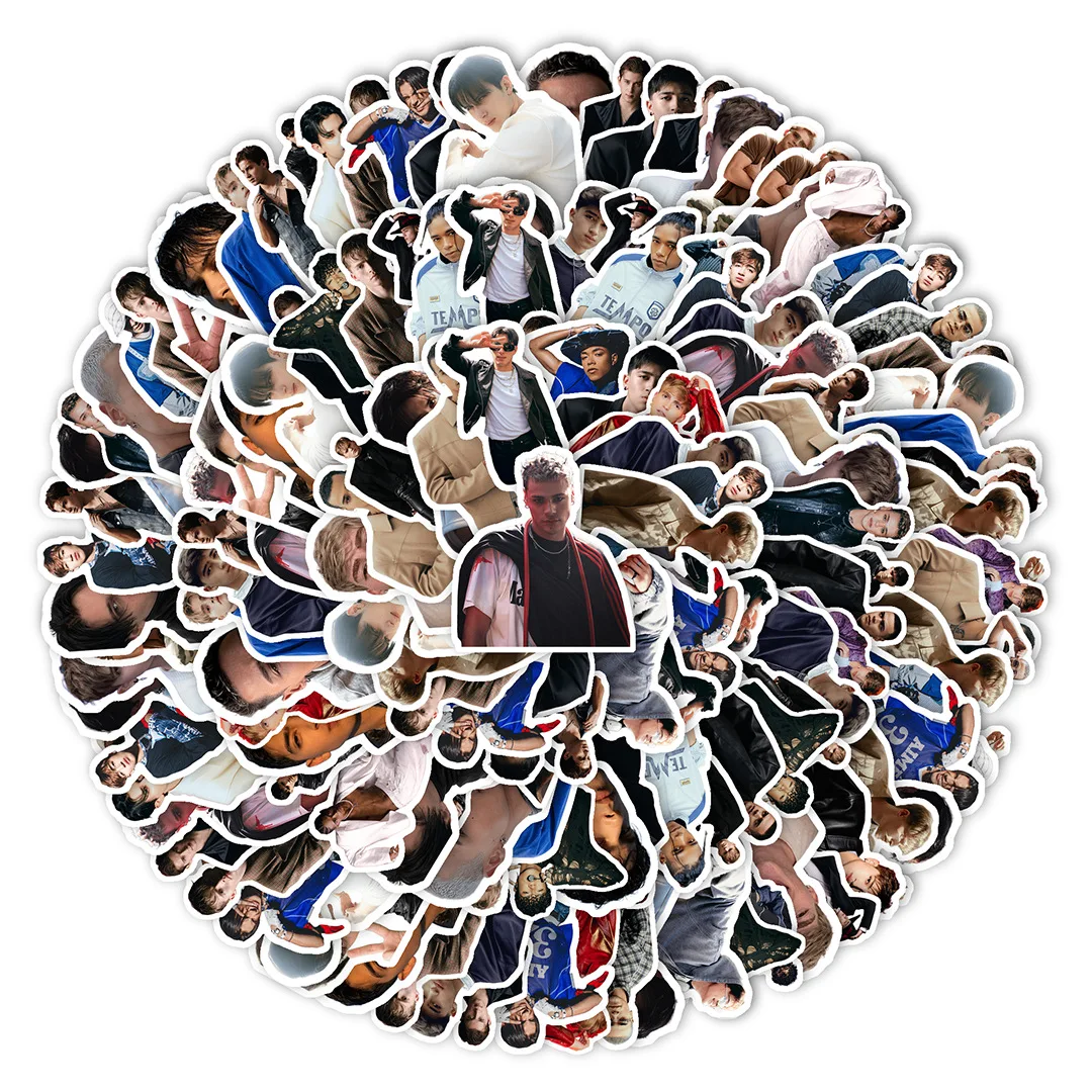 55Pcs/Set Idol SANTOS BRAVOS New Album Series Stickers Decorative Waterproof Stickers Drew Kaue Alejandro Gabi Kenneth Fans Gift