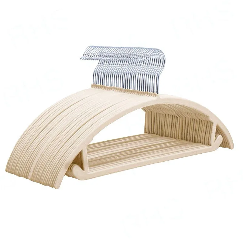 

10pcs/set Black Wardrobe Velvet Hangers for Clothes Rack Multi-function Closet Wardrobe Organizer for Clothes Coat Dry Rack