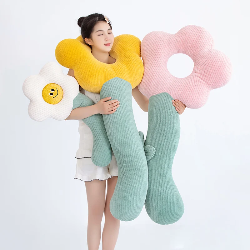 130cm creativo grande cuscino girasole cuscino fiore farcito cuscino lungo divano cuscino decorativo cuscino da comodino regalo di compleanno