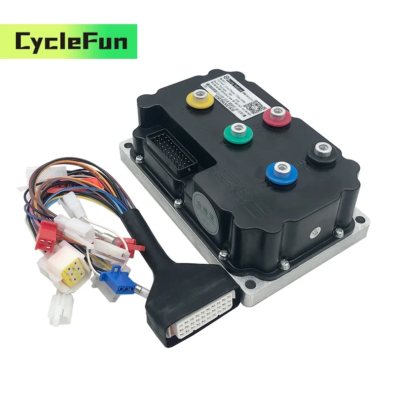 

Контроллер синусоидальной волны FarDriver 84V ND84530 330A BLDC с радиаторами, программируемый для электрического мотоцикла, электронного скутера 4-6 кВт