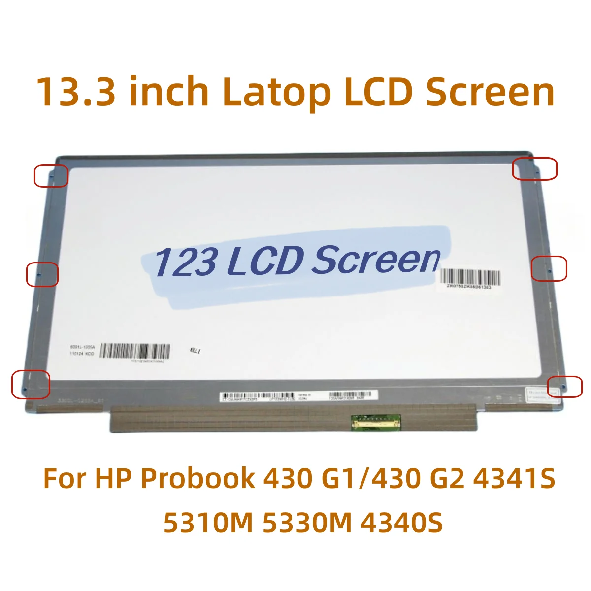 Imagem -01 - Slim Led Matrix para Laptop Painel de Tela Lcd Substituição de Display hp Probook 430 g1 430 g2 4341s 5310m 5330m 4340s 133 Polegadas Novo slim led matrix para laptop painel de tela lcd substituicao de display hp probook 430 g1 430 g2 4341s 5310m 5330m 4340s 133 polegadas novo 01