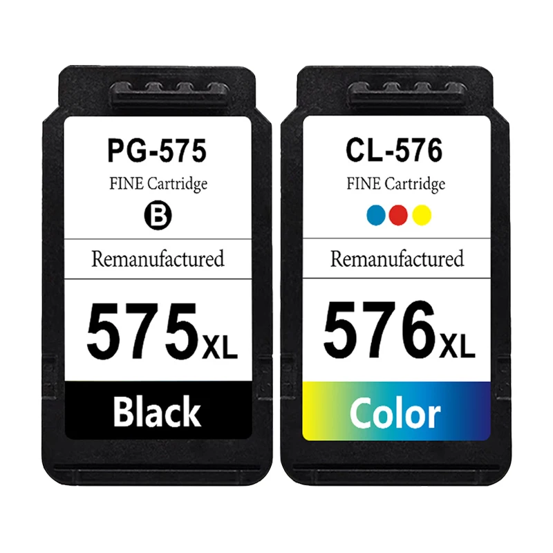 Cartouche d'encre compatible PG575 CL576 PG575XL CL576XL 575 576 XL PG-575 CL-576 pour Canon Pixma TS3550i TS3551i TR4750i TR4751i