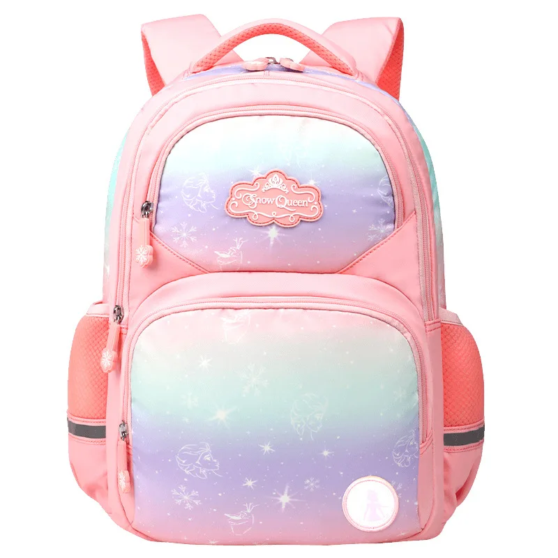 

Disney Girls School Backpack Large Capacity Lightweight Elementary Student Daily Use for 1st 2nd 3rd Grade