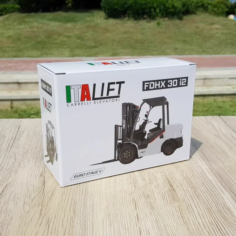 Diecast 1:25 Scale ITALIFT FDHX 30 i2 Forklift Alloy Simulation Engineering Mechanical Model Collection Souvenir Ornaments Gift