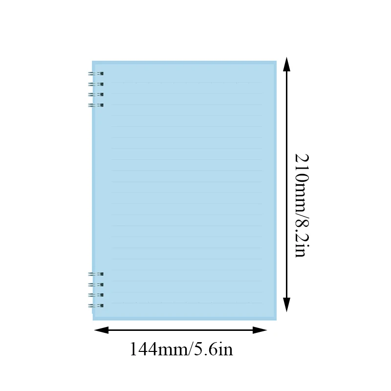 A5 Coil Notebook Notitieblok 160 Vellen Spoel Notebook Kantoorbenodigdheden Vers Verdikte Draagbare Waterdichte Slijtvaste Notebooks