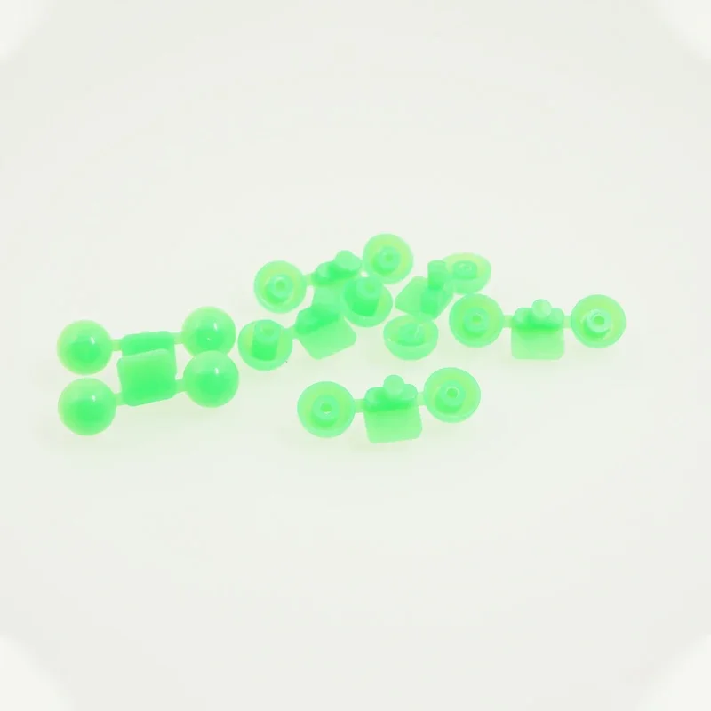 homemade tamiya mini 4WD parts mushroom green 2pcs for fish car pivot set rear