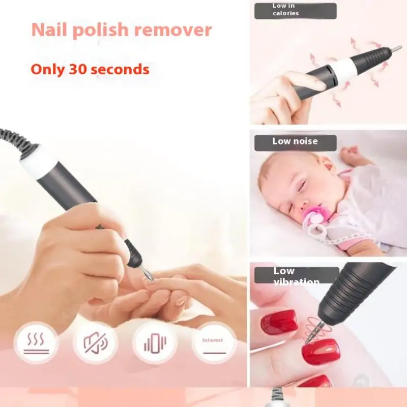 35000RPM Electric Nail Drill Machine Cutter Set Nail Gel Polish Nail Tools Salon Equipment Strong Polishing Tool Nail File Kit