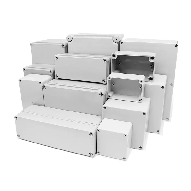 IP67 Waterproof Project ABS Junction Box for Electrical Cable Outdoor DIY Sealed Factory Direct Sales Electronic Cases