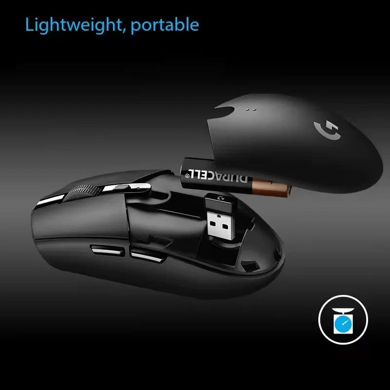 Ratón Inalámbrico para Juegos Logitech G304 Ligthspeed, Sensor Hero 12K, 12000DPI, 6 Botones Programables, Compatible con PC y MacOS