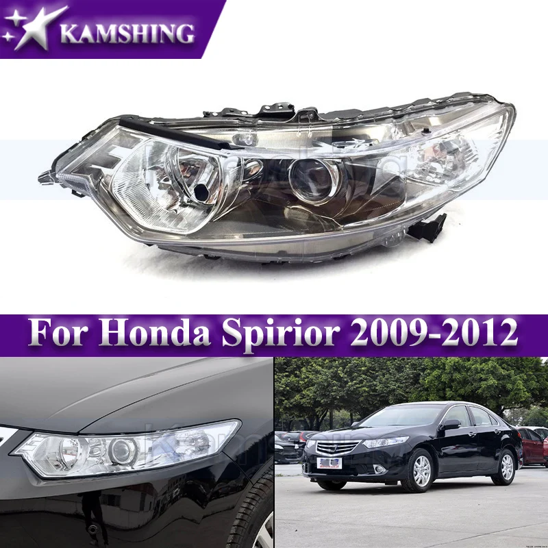 Kamshing Front Bumper Headlight For Honda Spirior Europe Accord 2009-2012 Front Head Light Headlamp Head Lamp