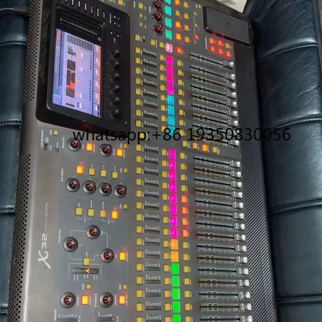 

FS Professional 32-Channel X32 Digital Powered Metal Music Console Mixer with Surround Sound 3-Year Warranty